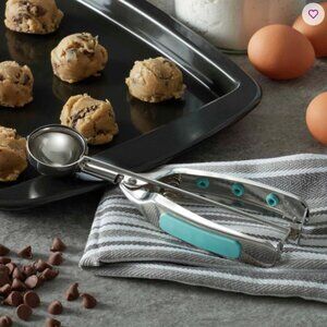 KitchenAid Stainless Steel Cookie Scoop- Aqua Sky